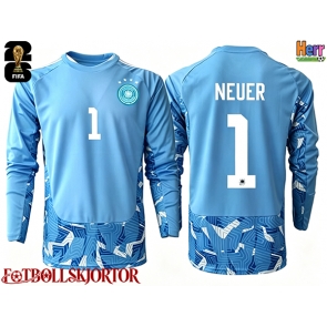 Tyskland Manuel Neuer #1 Målvakt Bortatröja VM 2026 Långärmad